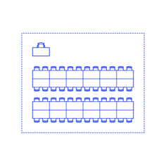 Layouts Classrooms Rows Facing 12 Silhouette Cutting Svg Files, Free Vectors File